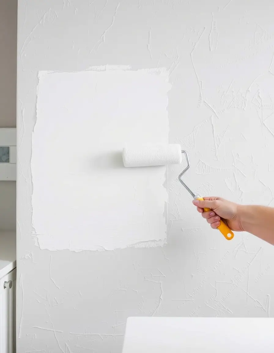 Textured Kitchen Paint Color Roller