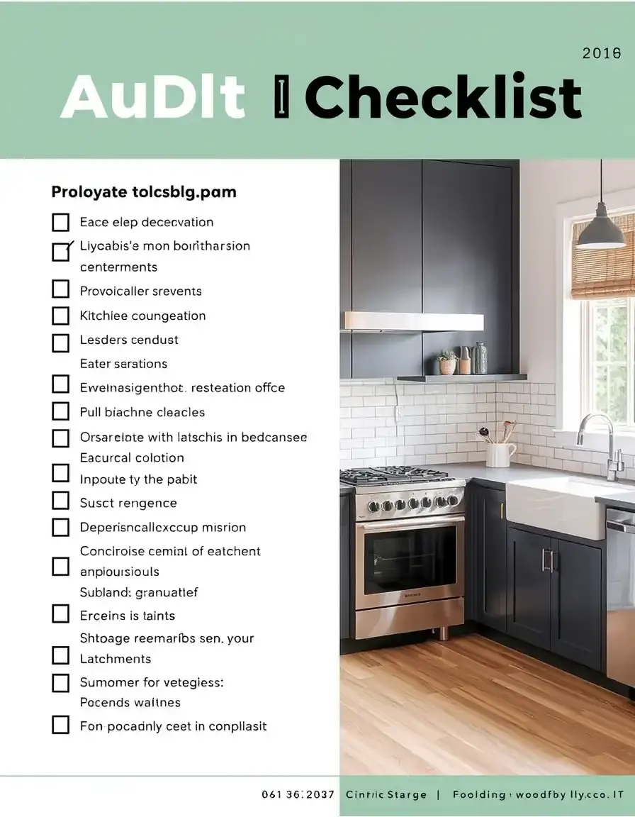 Audit Checklist for Kitchen Expenses