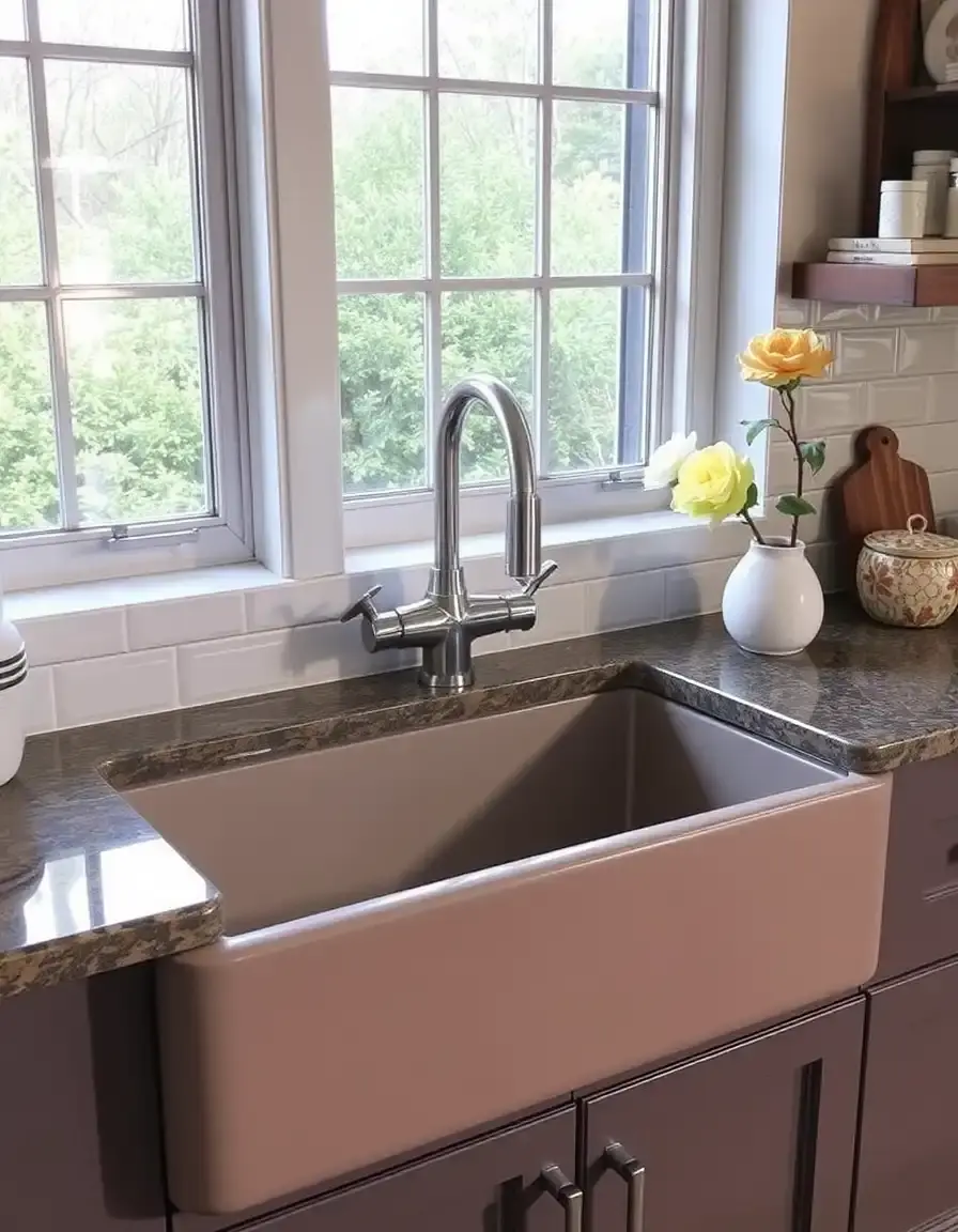 Enameled cast iron undermount kitchen sink