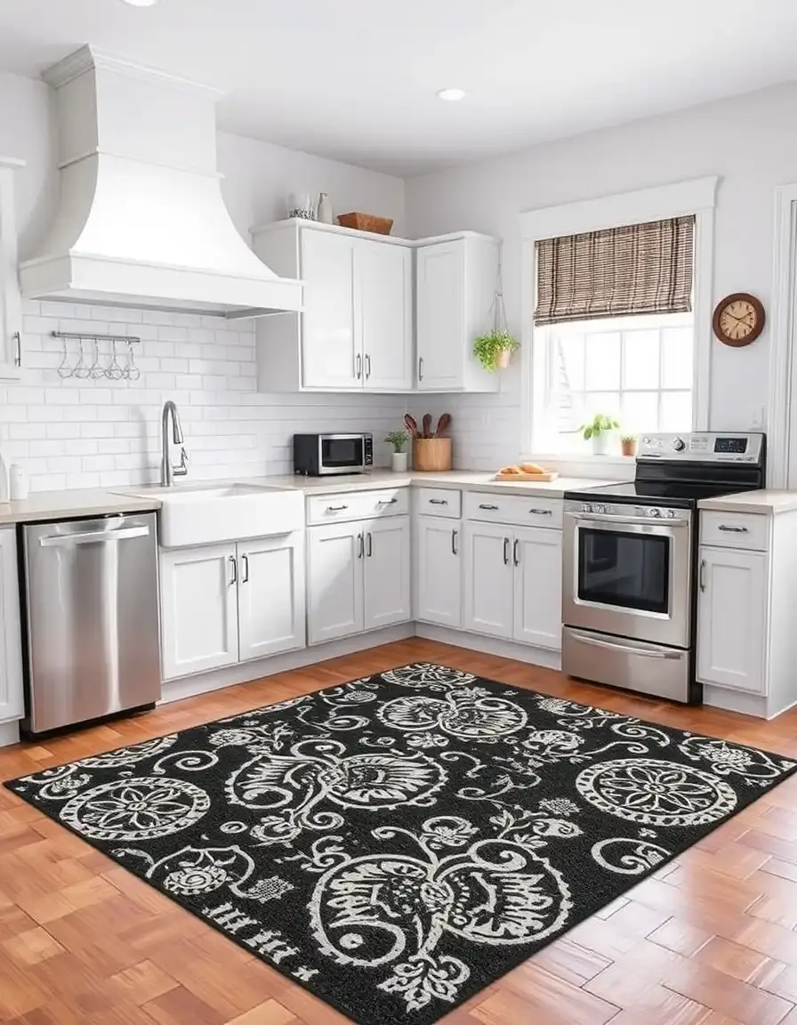 Large Washable Kitchen Rug Area