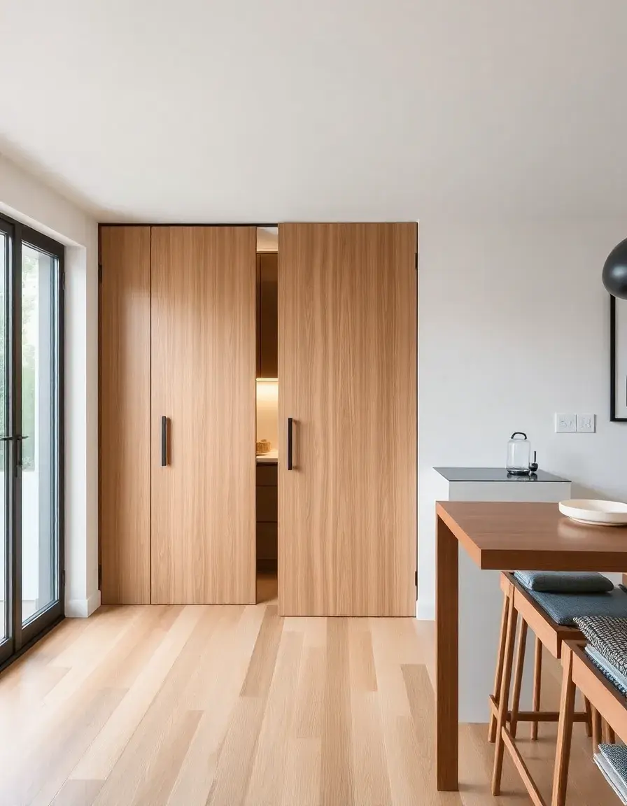 Modern Hidden Pocket Kitchen Door System