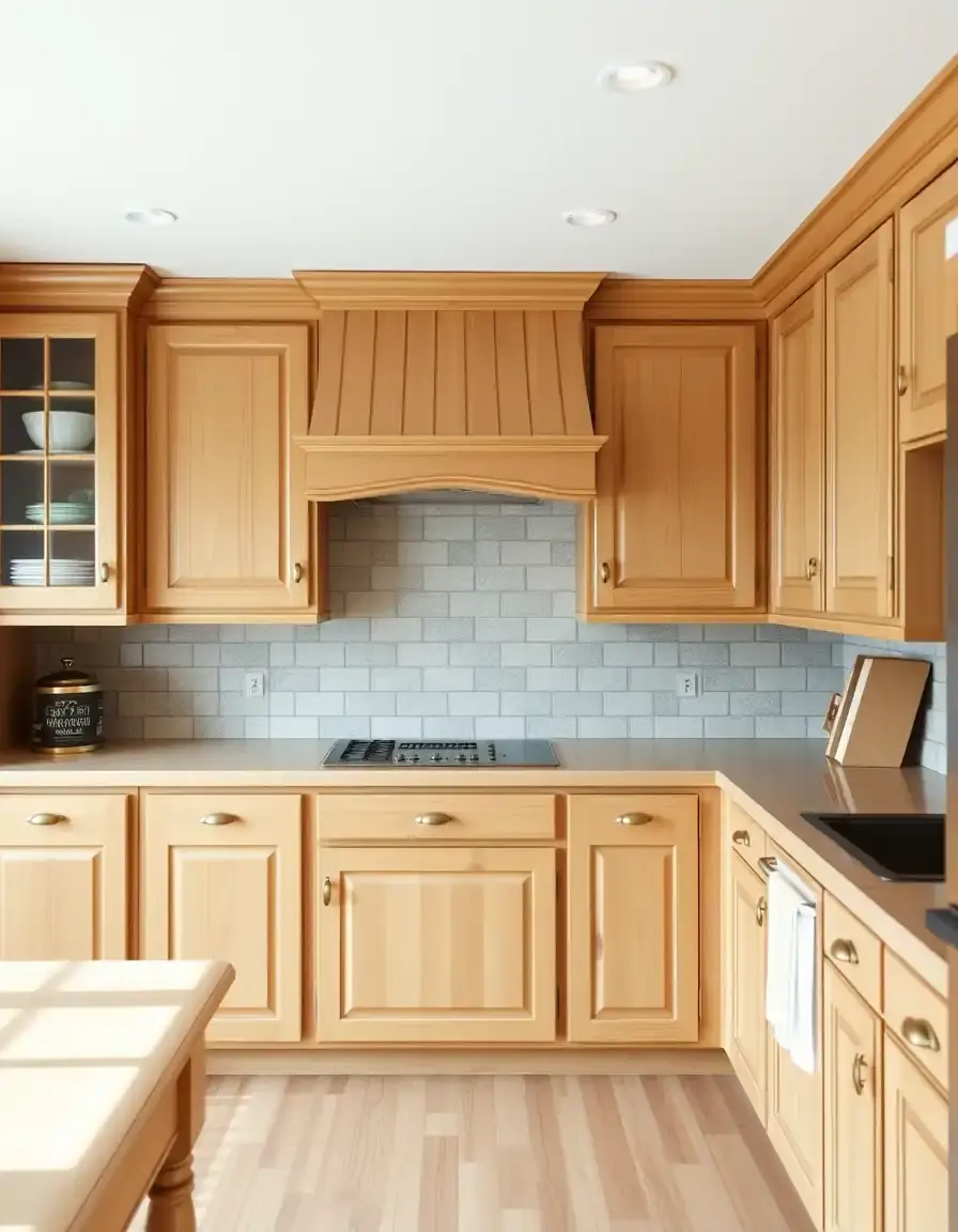 Pine Wood Kitchen Cabinets Frame