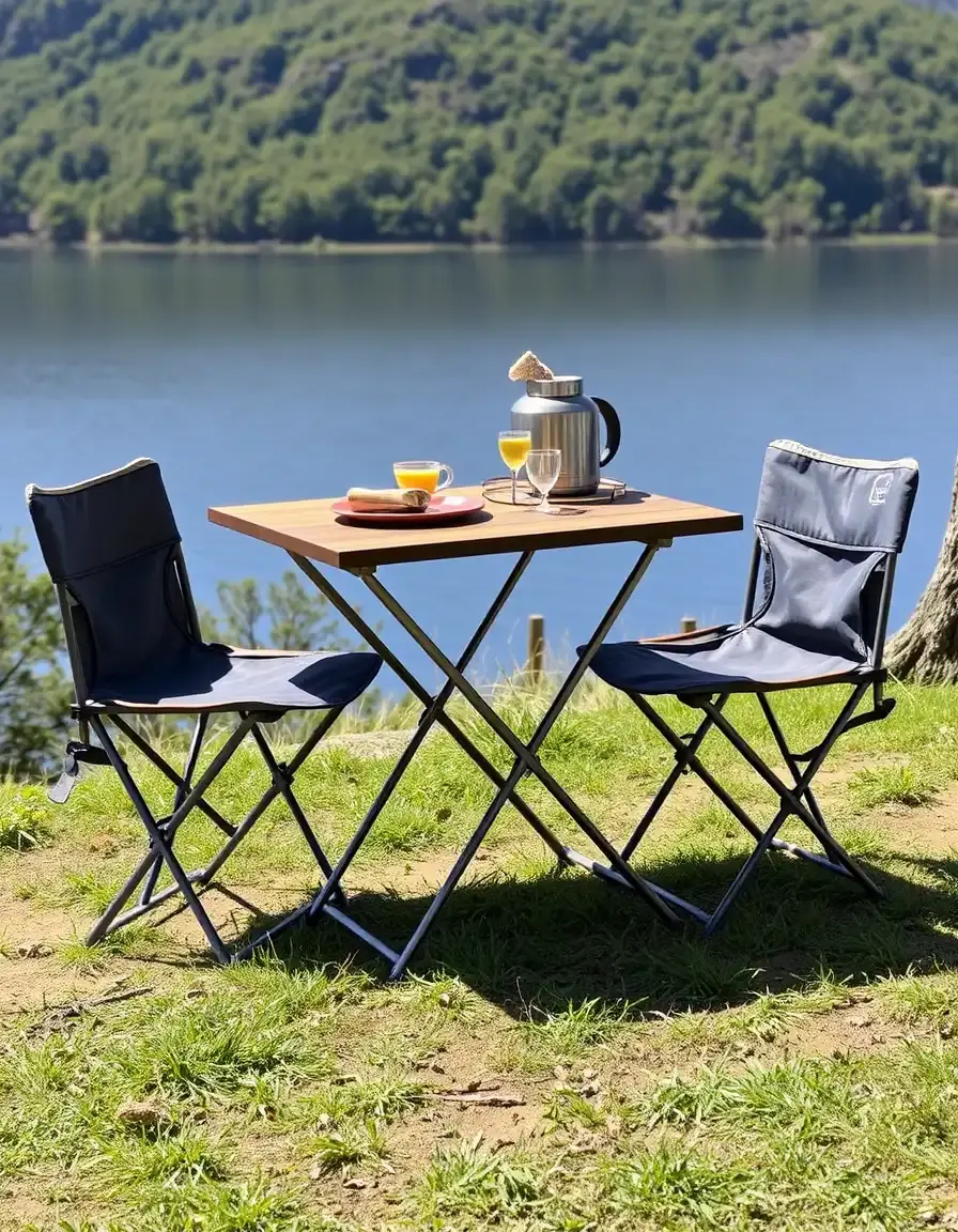 Folding Portable Kitchen Table and Chairs