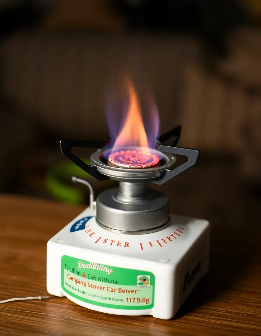 Mini camping kitchen stove propane burner