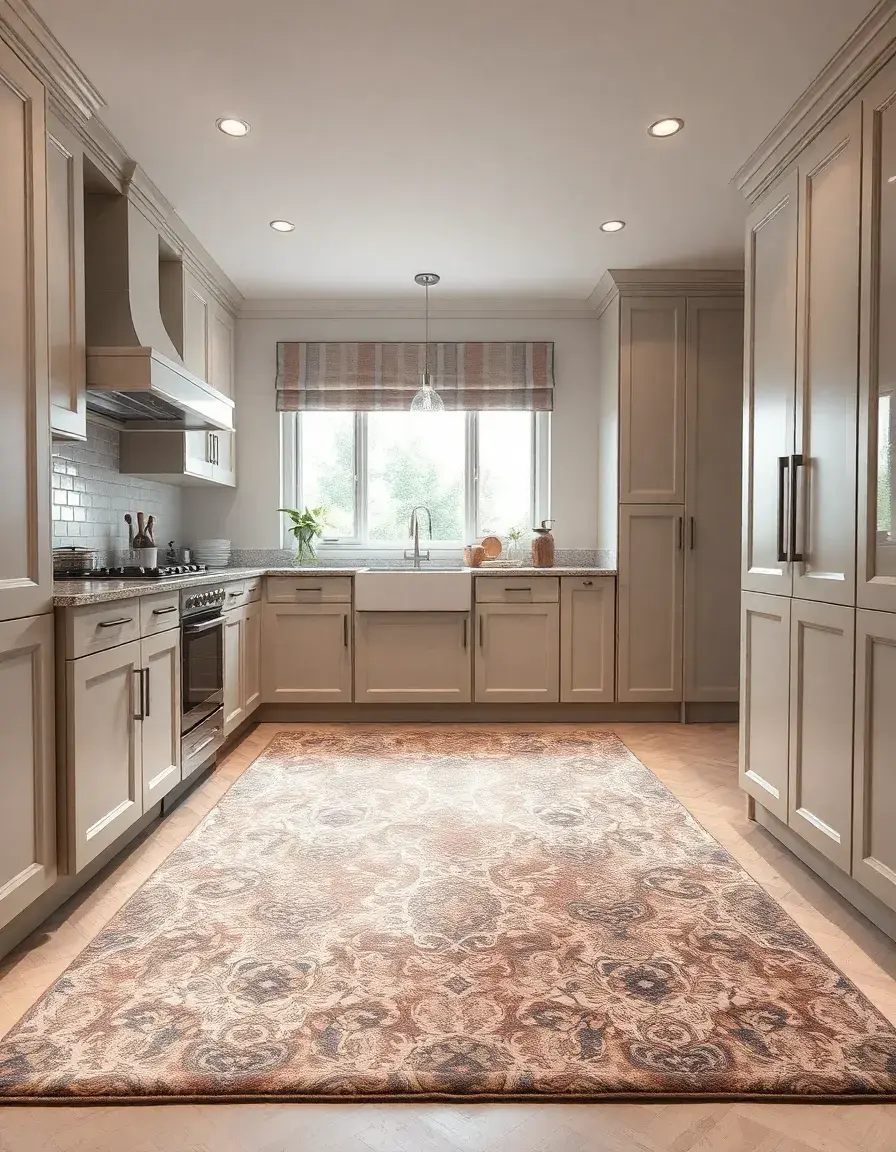 Smooth saxony kitchen carpet rug luxurious