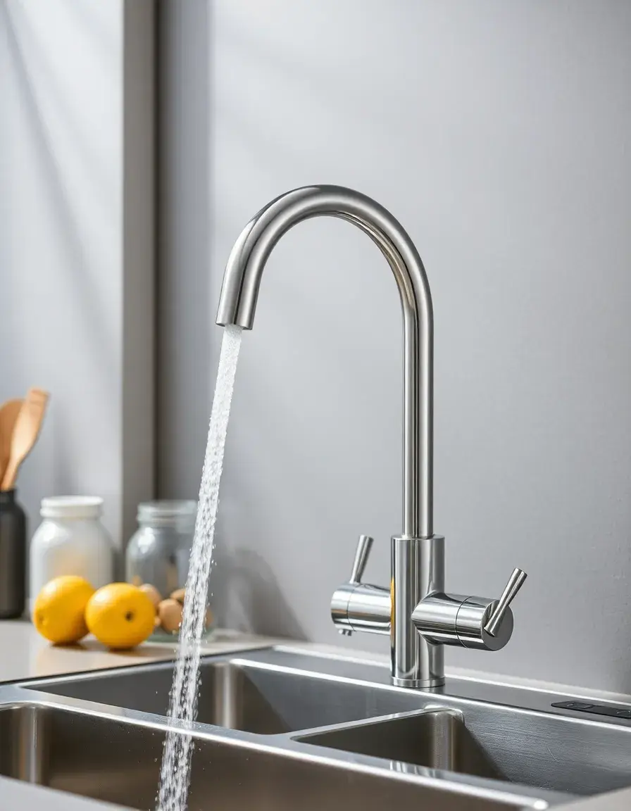 Low Pressure Kitchen Tap Mixer