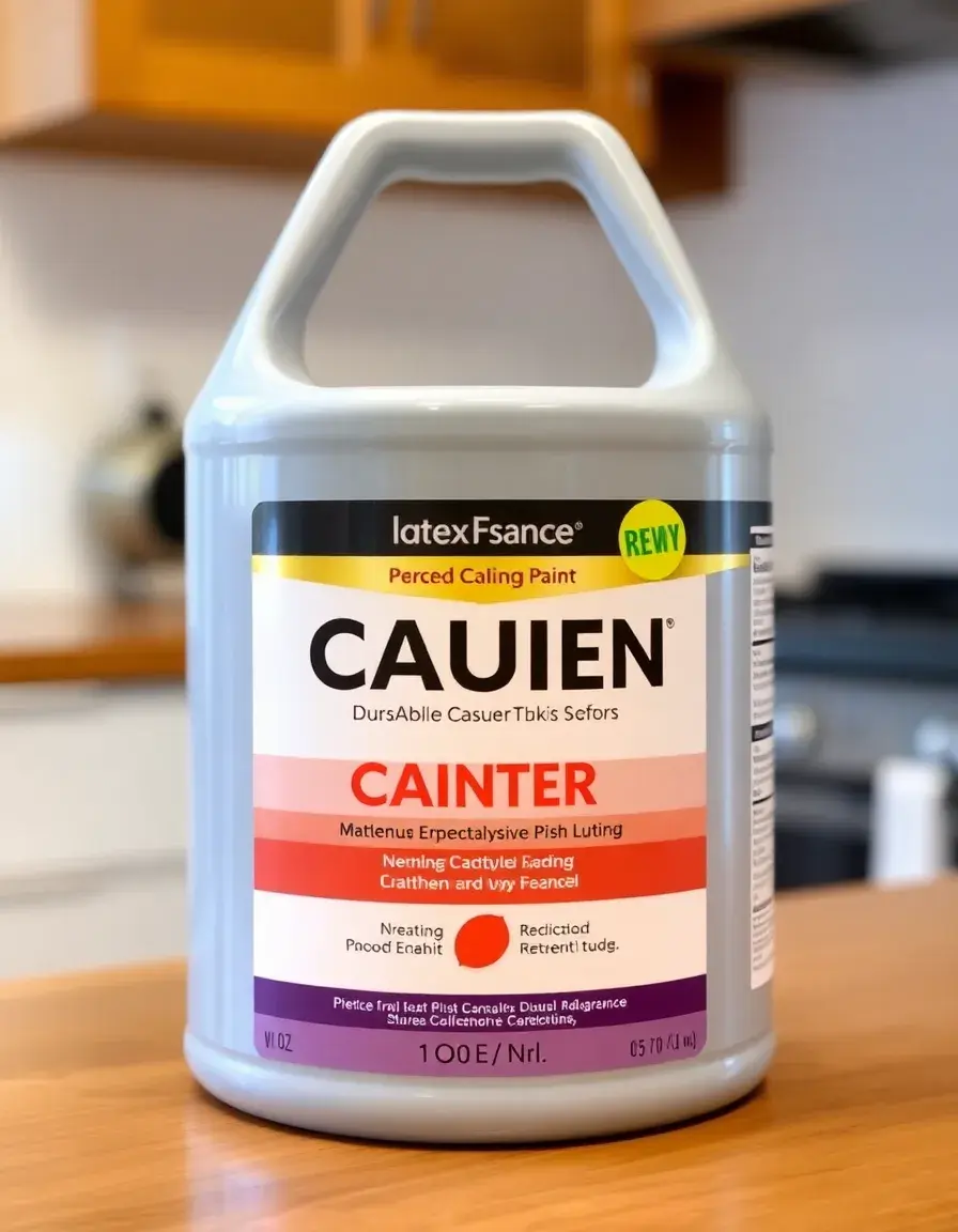 Latex Enamel Paint for Cabinets in a gray finish