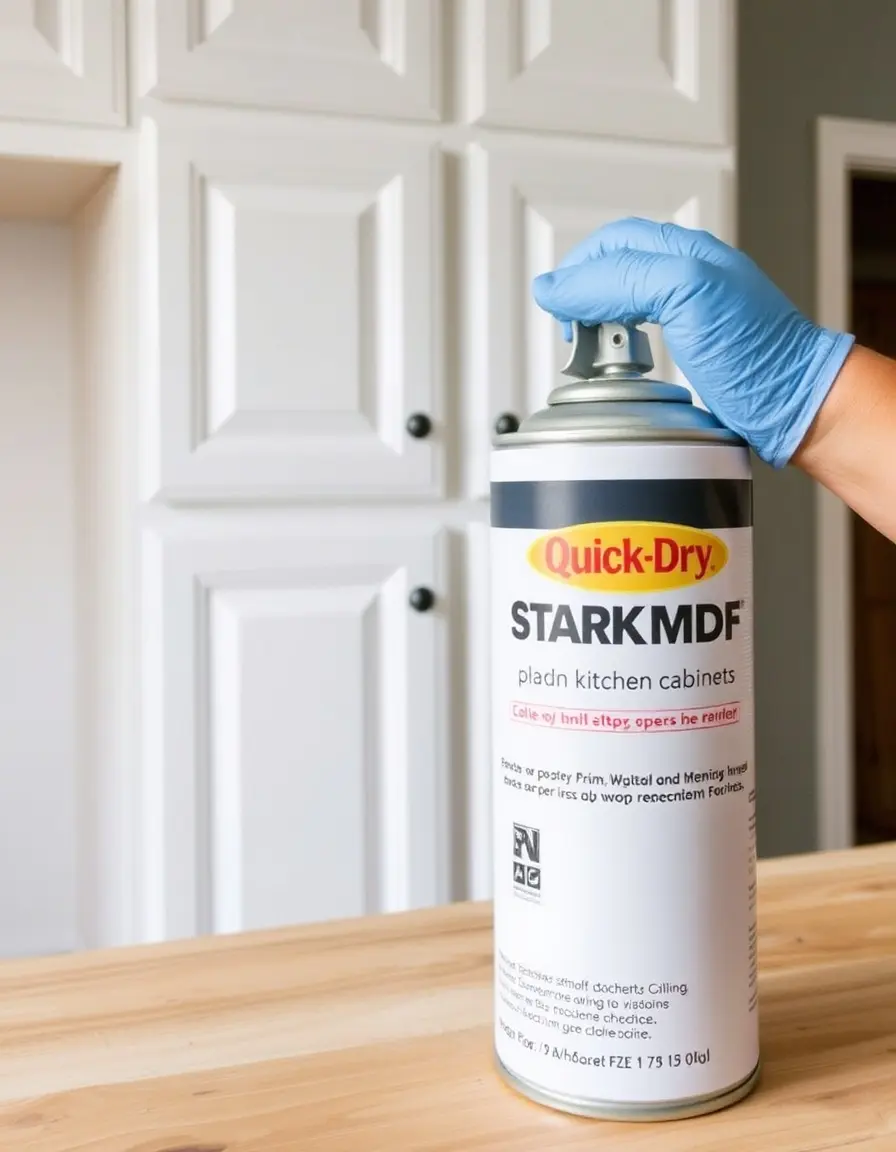 Spray primer for MDF and laminate cabinets