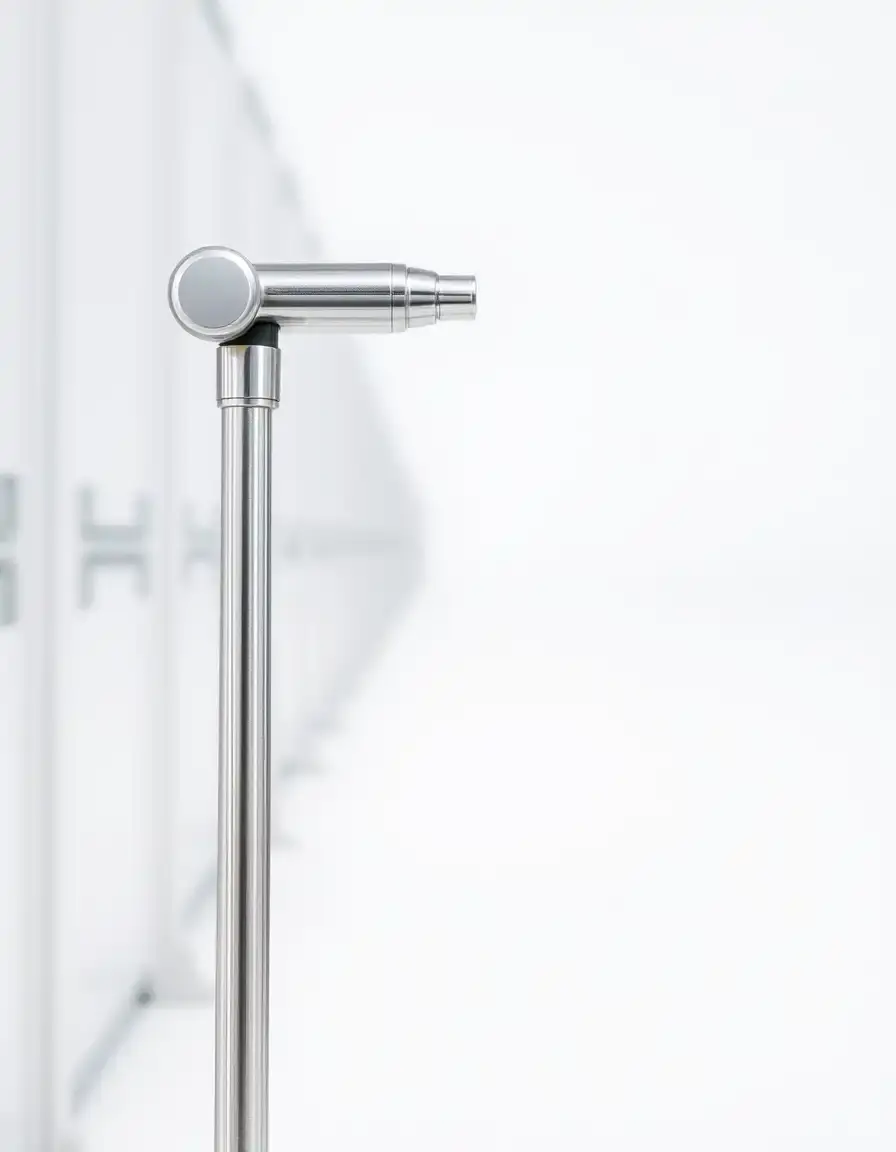 Aluminum extension pole for paint rollers
