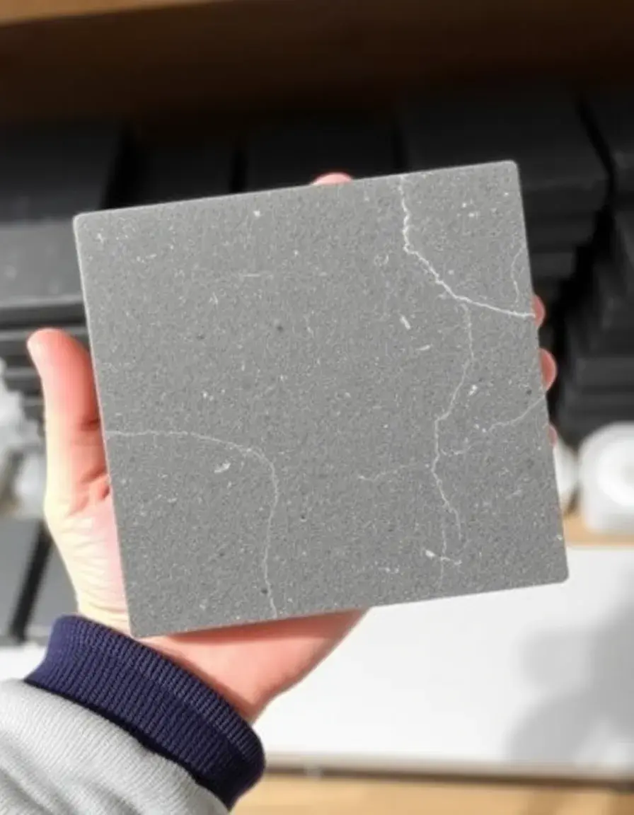 Soapstone countertop sample tile