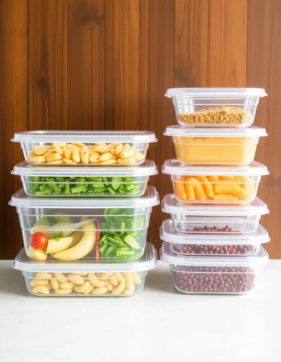 Stackable 20pc food storage container set