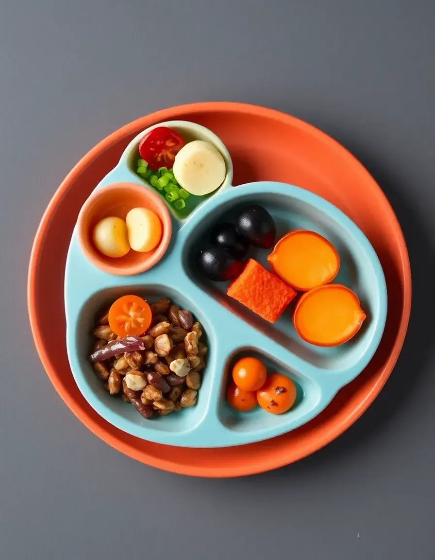 Bento-style divided plates for kids