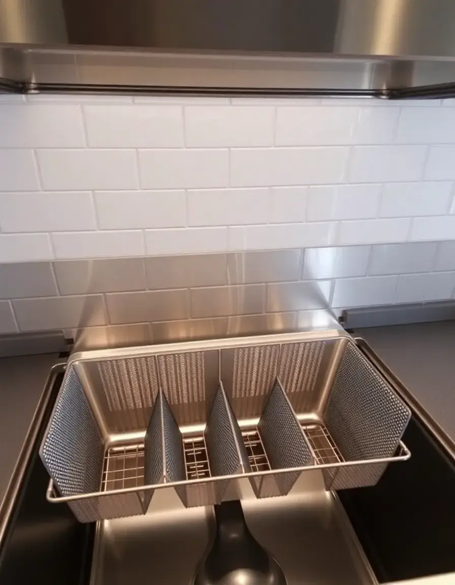 Aluminum baffle filters for grease trapping