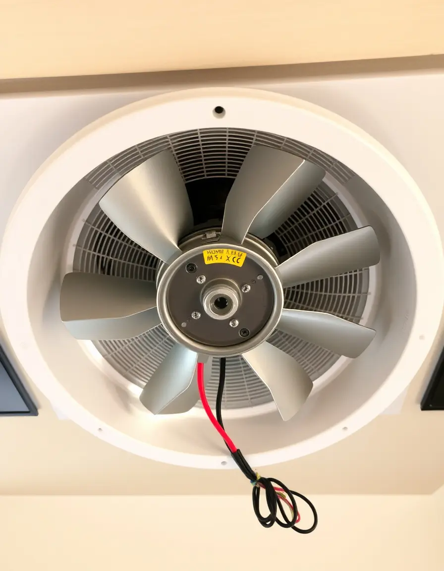 Replacement fan motor for ductless range hood