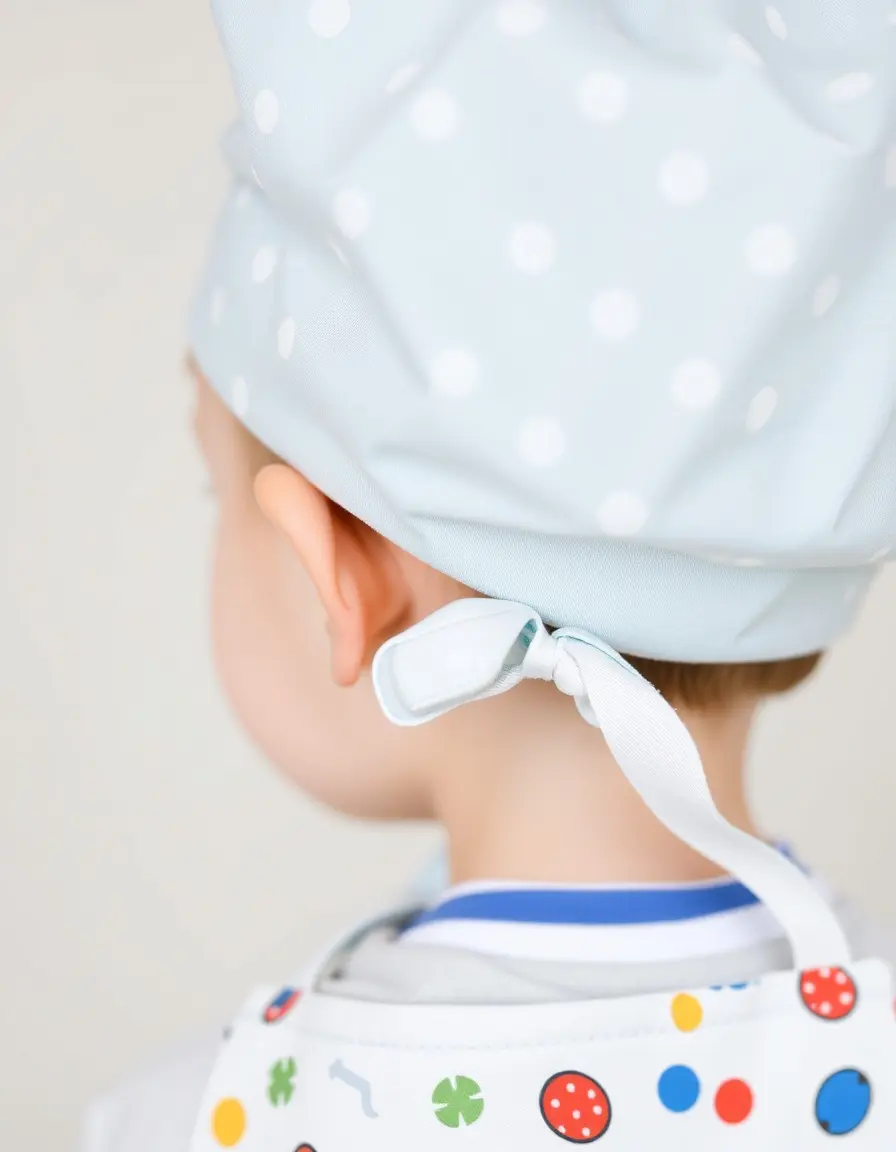 Kids Apron and Chef Hat set with patterns