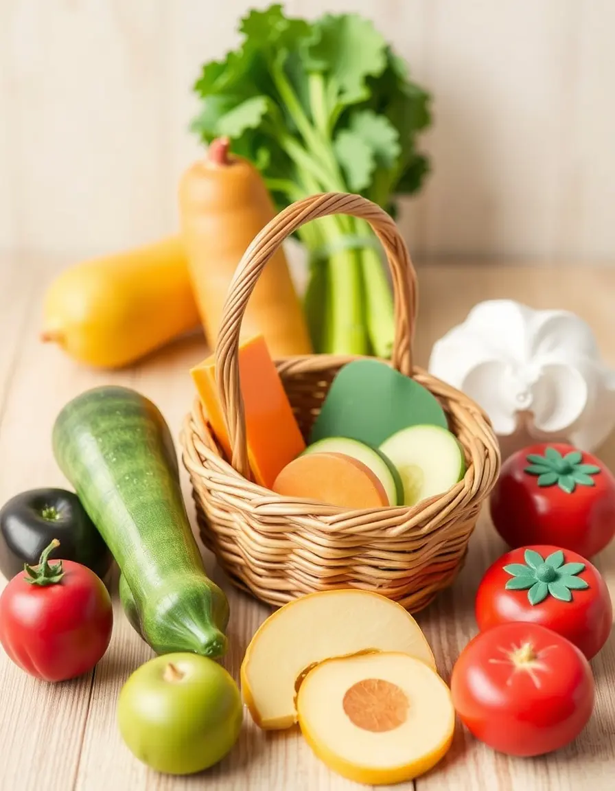 Toy Food Set 50 Pieces with fruits and veggies