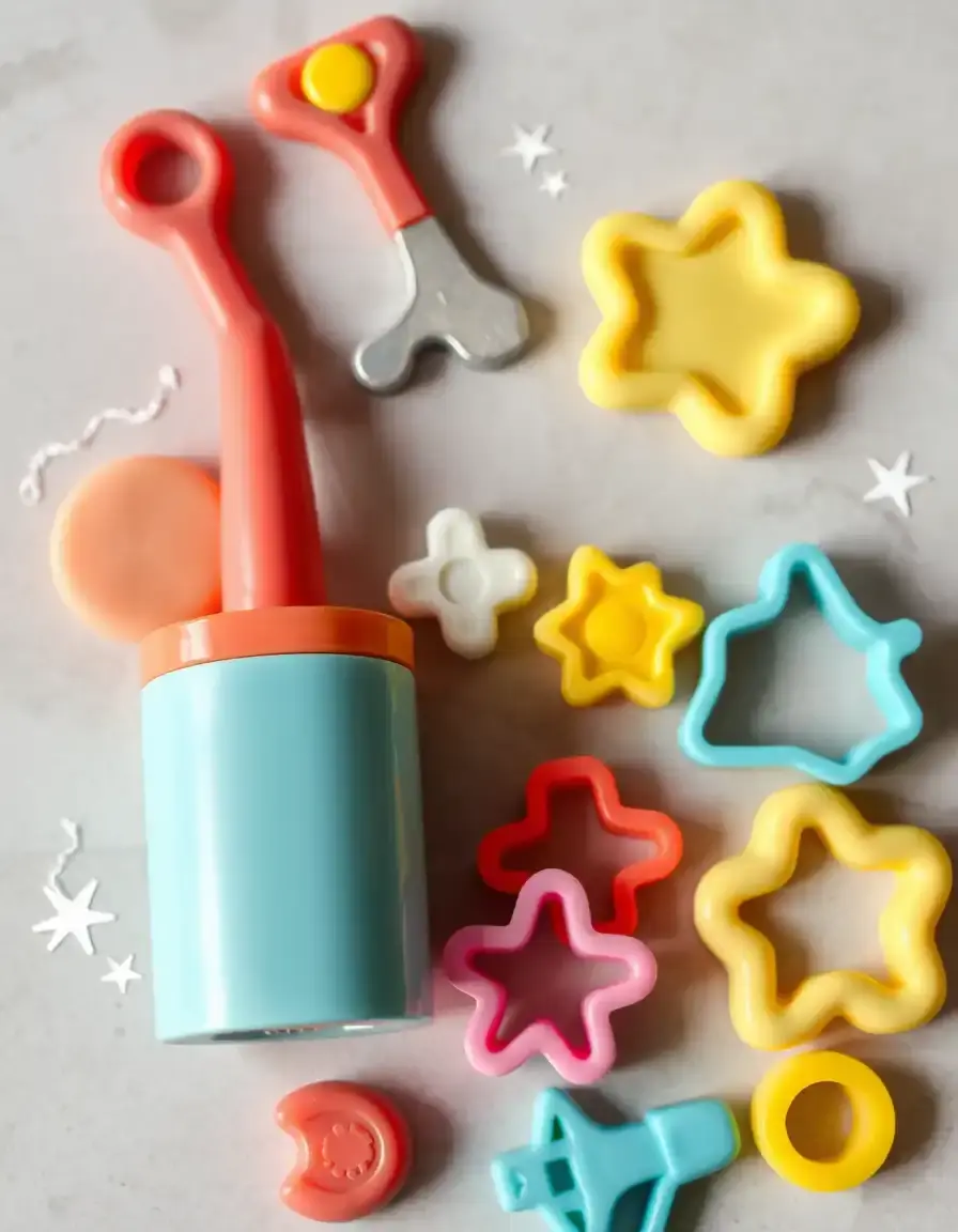 Play Dough Kitchen Tools with extruders and cutters