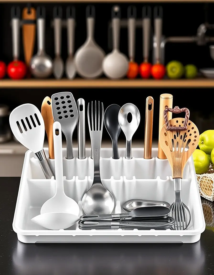 50-piece All-In-One Kitchen Tool Set with organizer tray