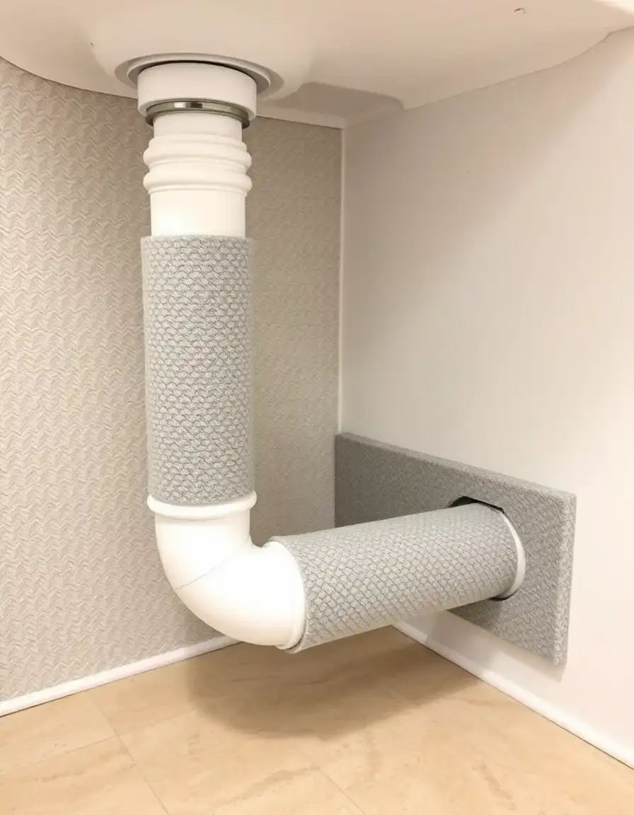 Foam pipe wrap insulation for under sink maintenance