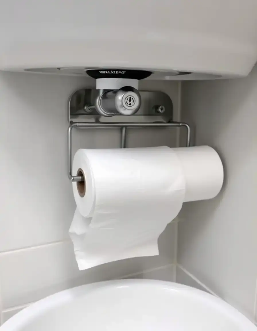 Wall-mounted trash bag dispenser holder