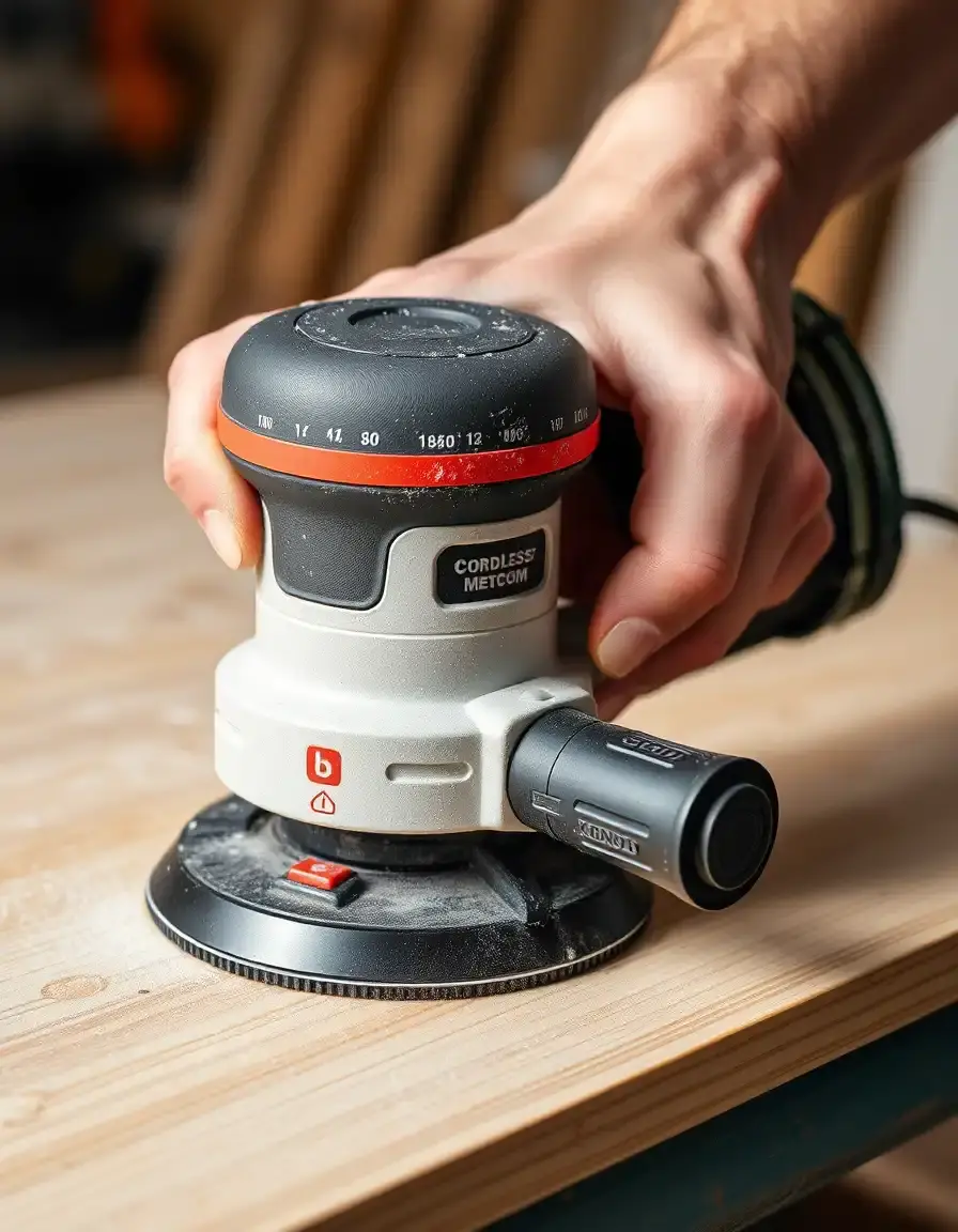 Orbital Sander for Cabinet Prepping