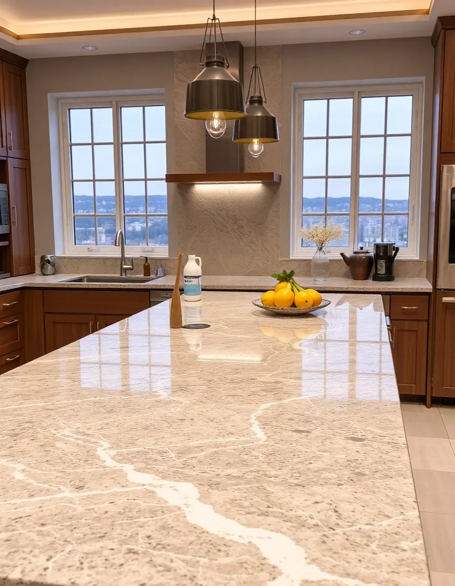 Laminate Benchtop Sheet in stone look