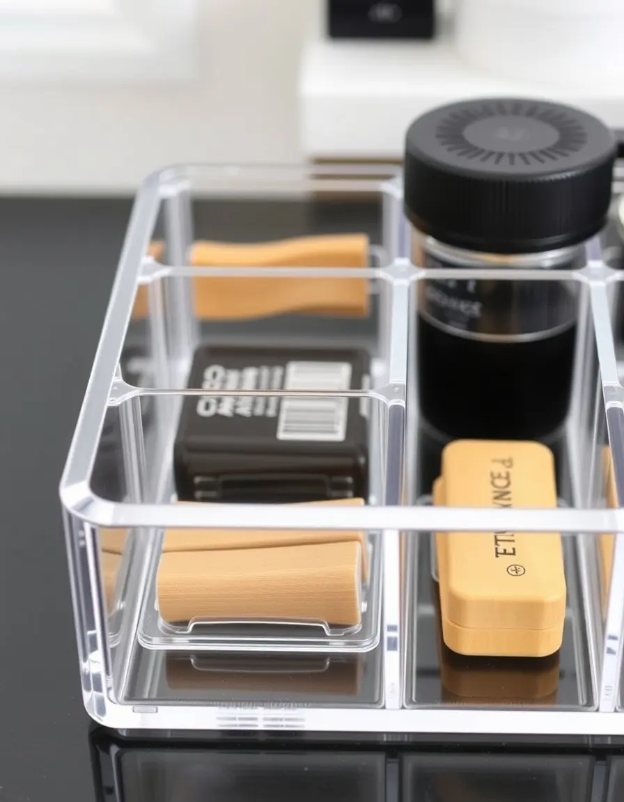 Acrylic Benchtop Organizer Tray