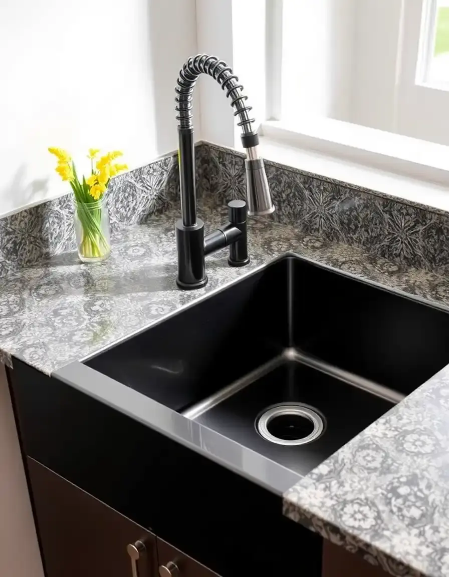 Undermount Scratch-Resistant Black Stainless Sink