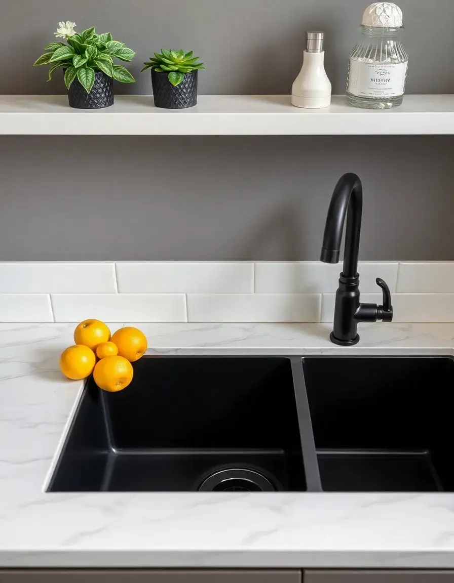 Protective Black Coated Sink Grid