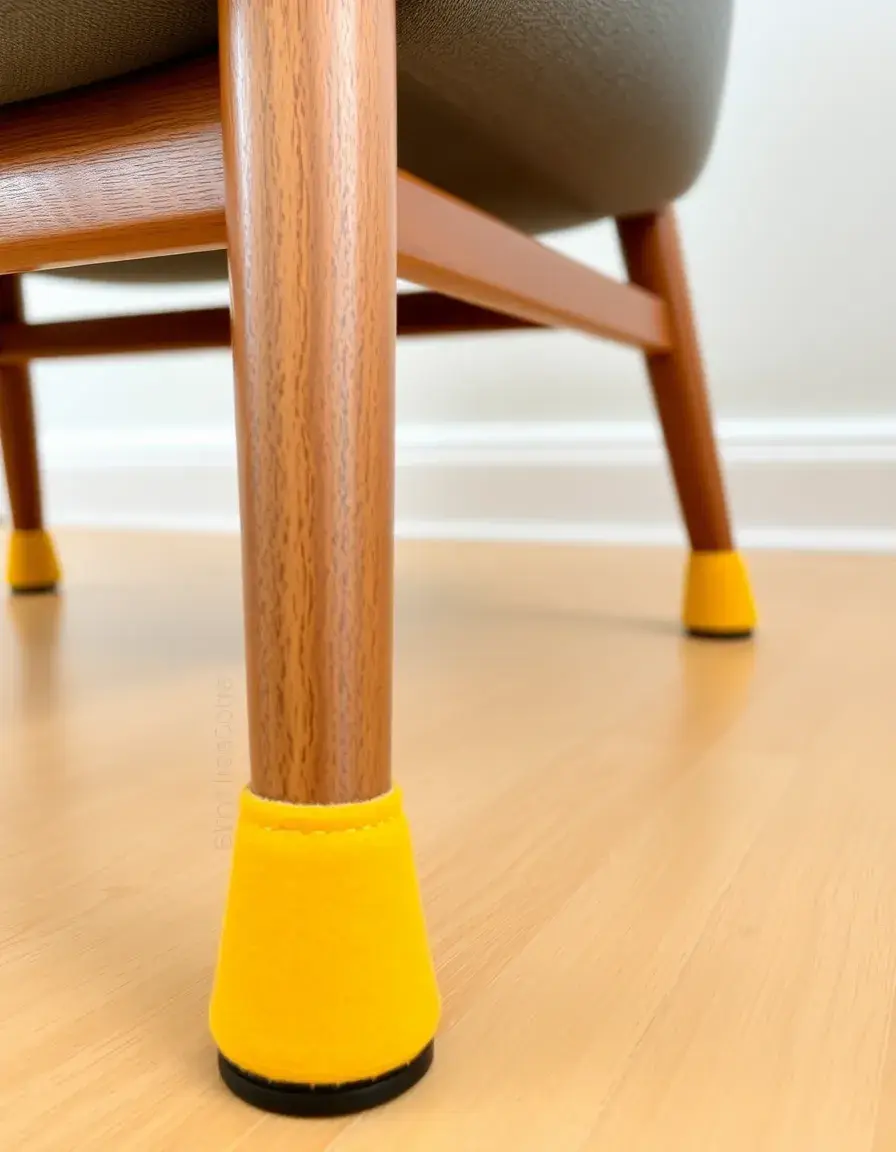 Felt chair leg protectors