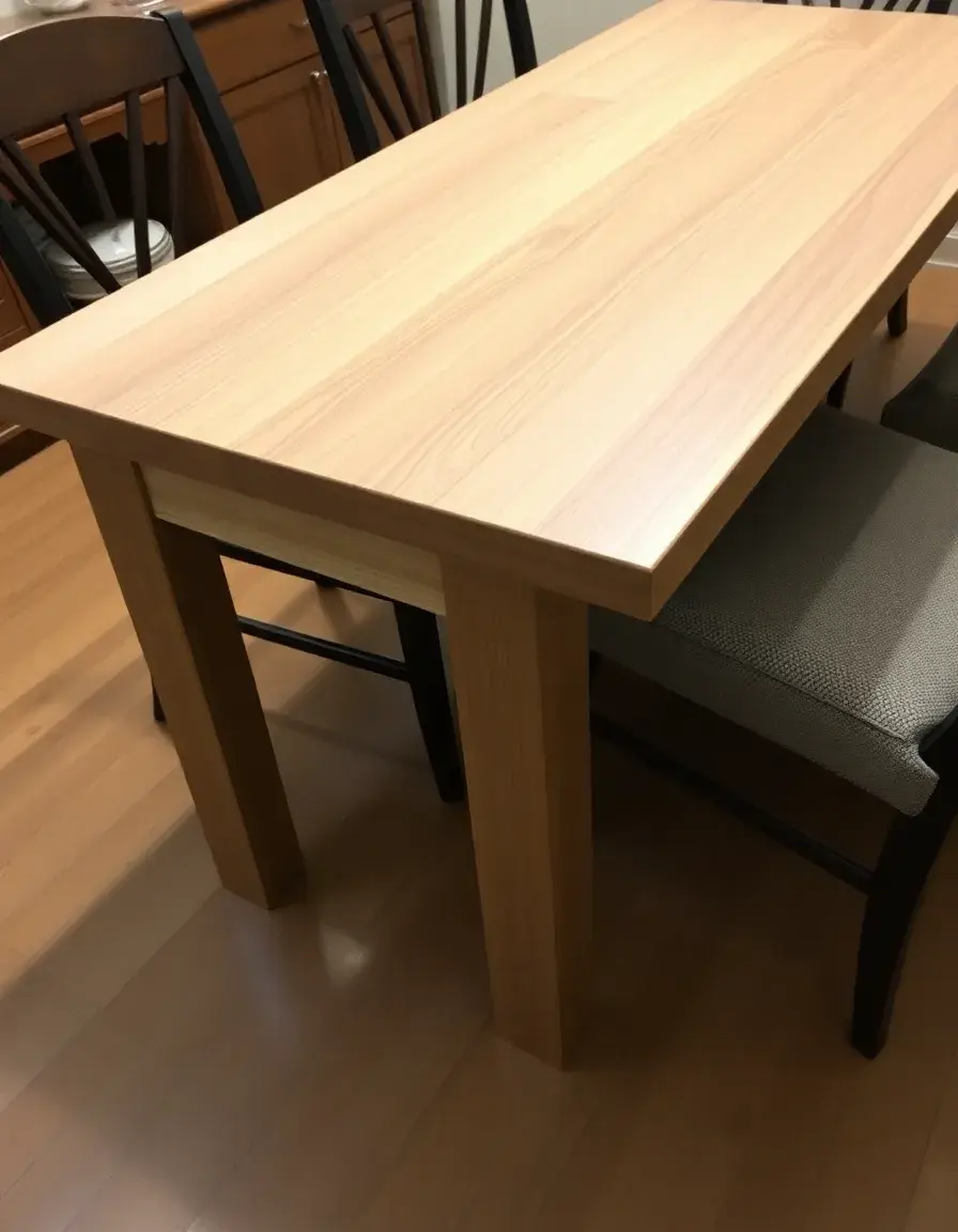 Extension leaf for kitchen table