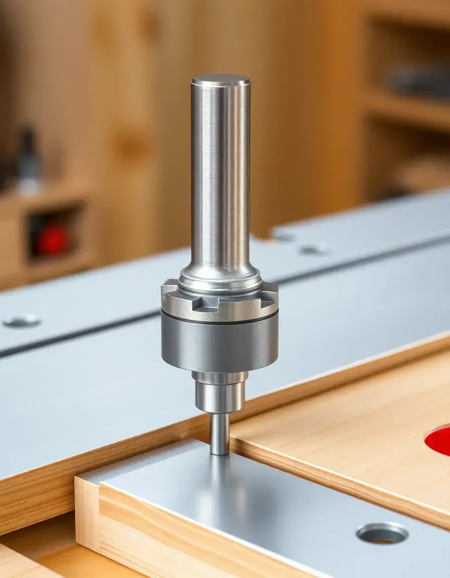 Carbide router bit set for profiling cabinet door edges