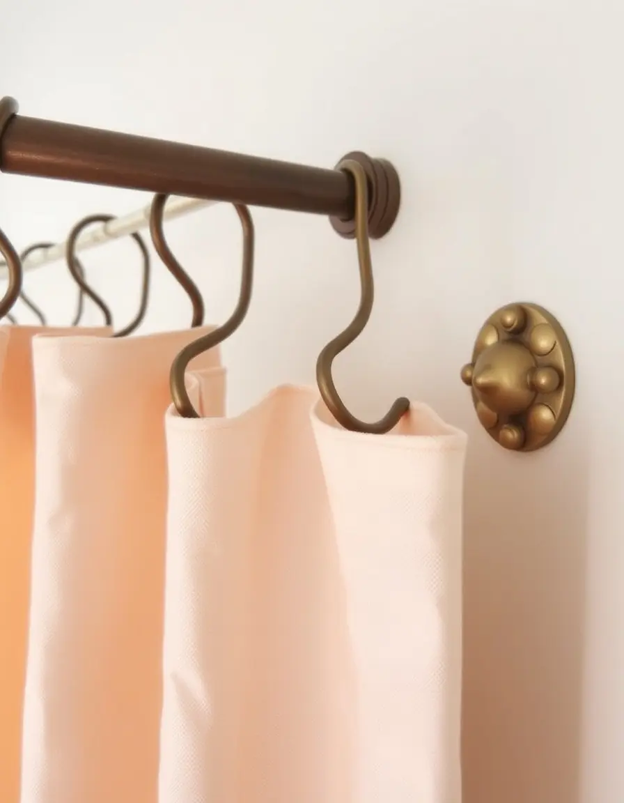 Metal Curtain Holdback Hooks