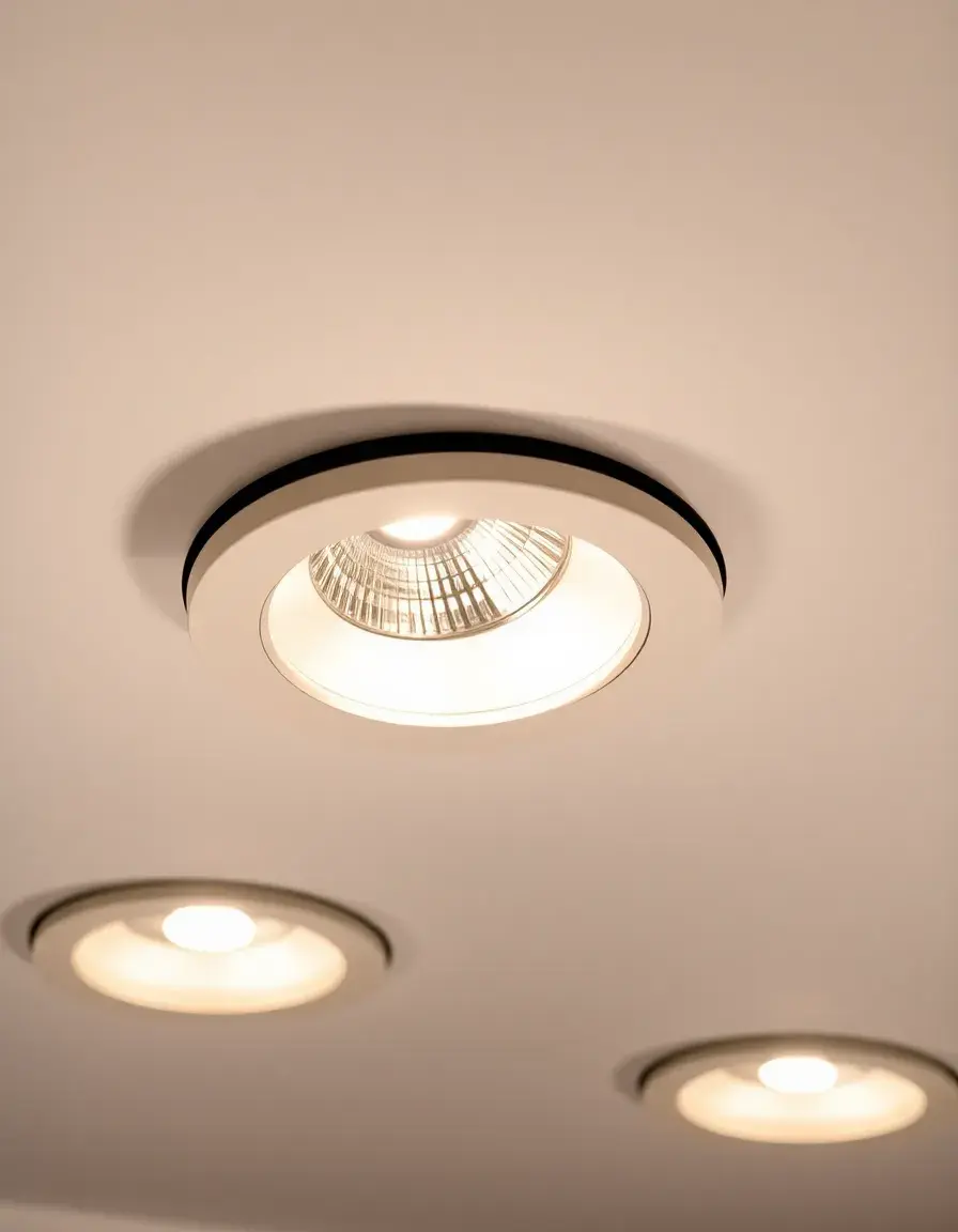 Recessed spot light set adjustable