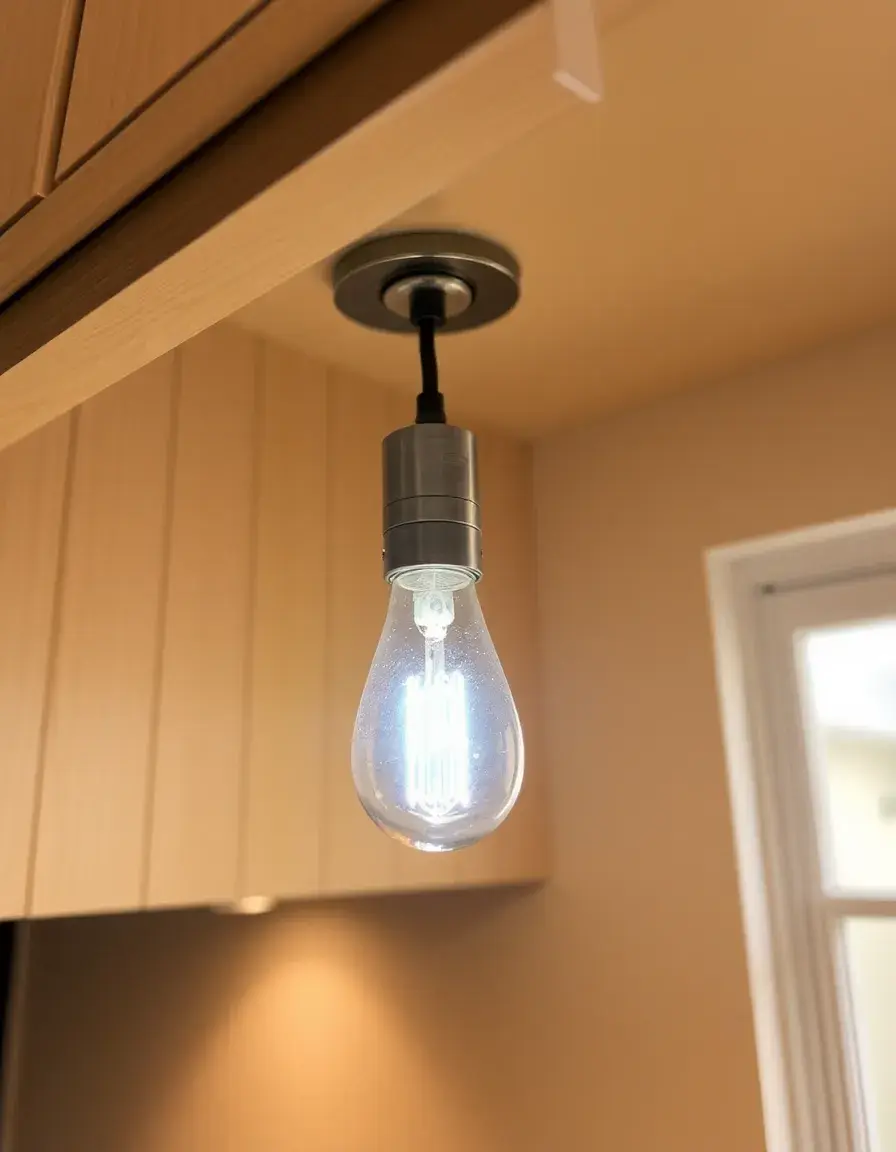 A sturdy hardwired under cabinet fixture