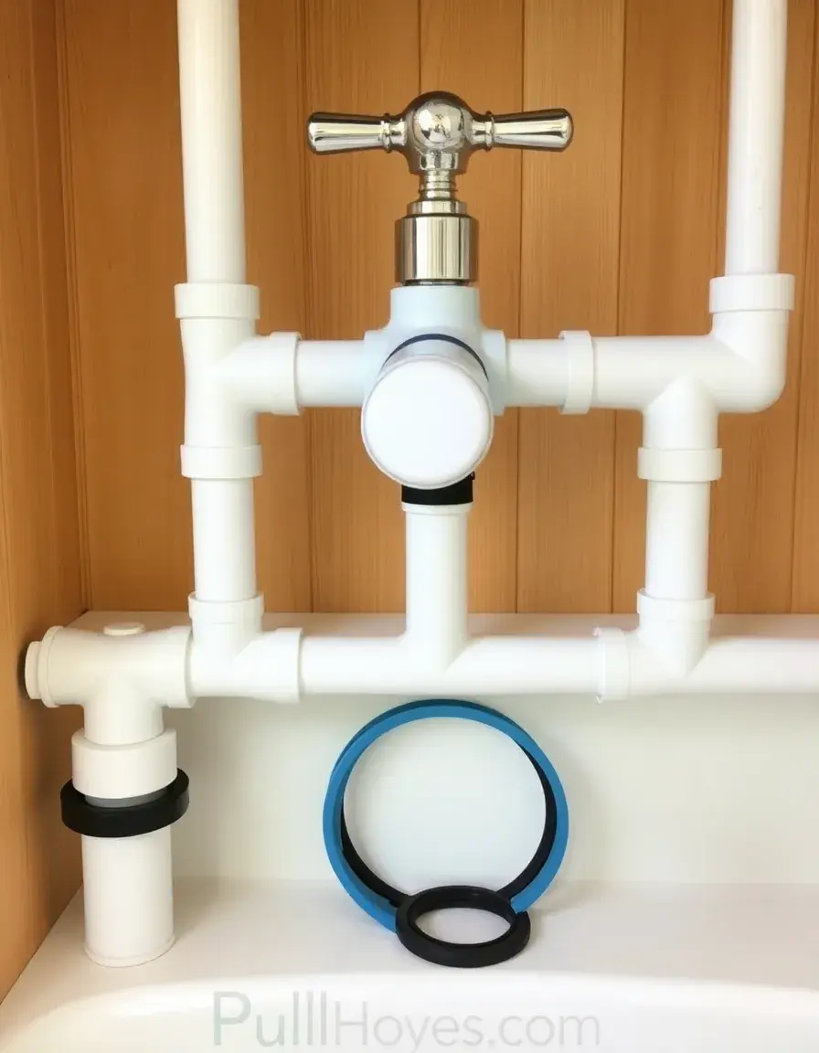 Full sink and tap installation kit