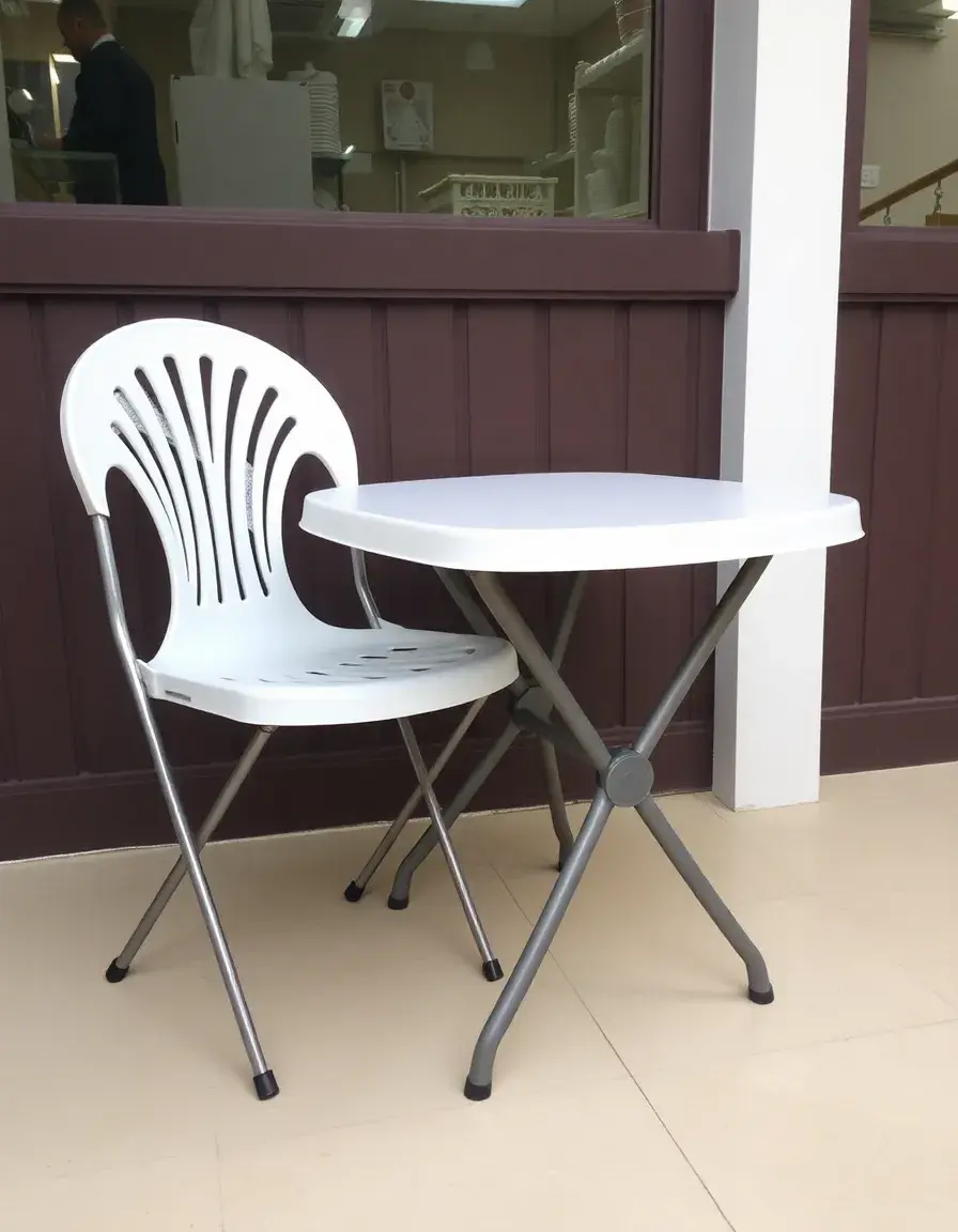 Lightweight folding kitchen chairs plastic portable