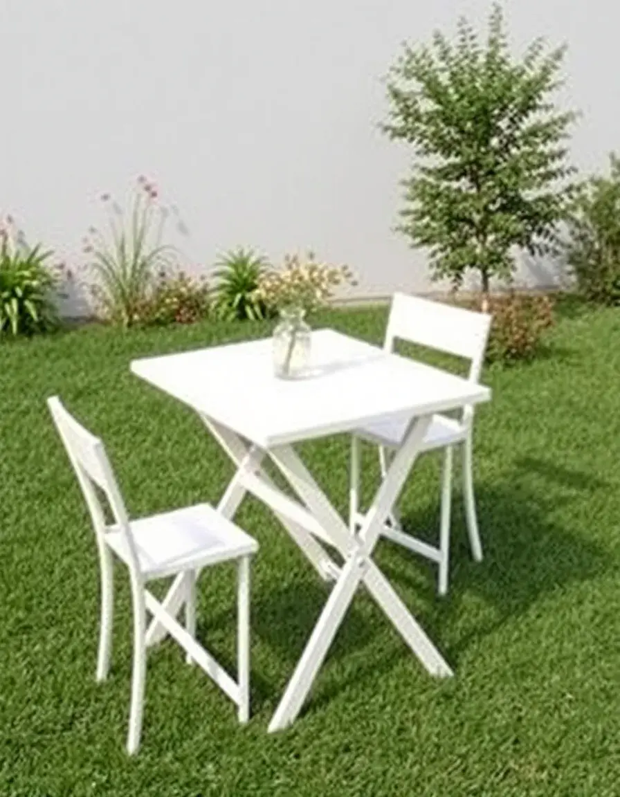 Aluminum table for indoor and outdoor use