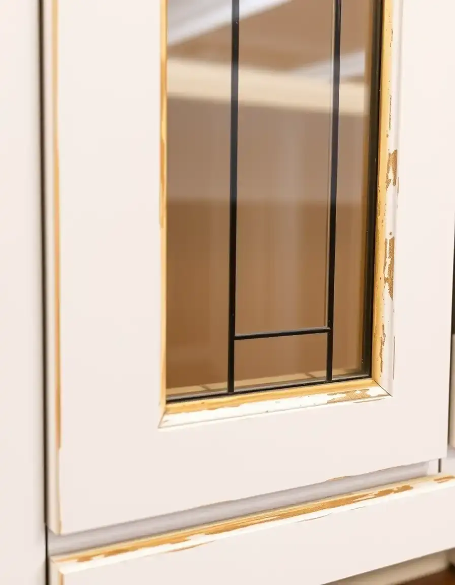 Glass Front Framed Cabinet Door
