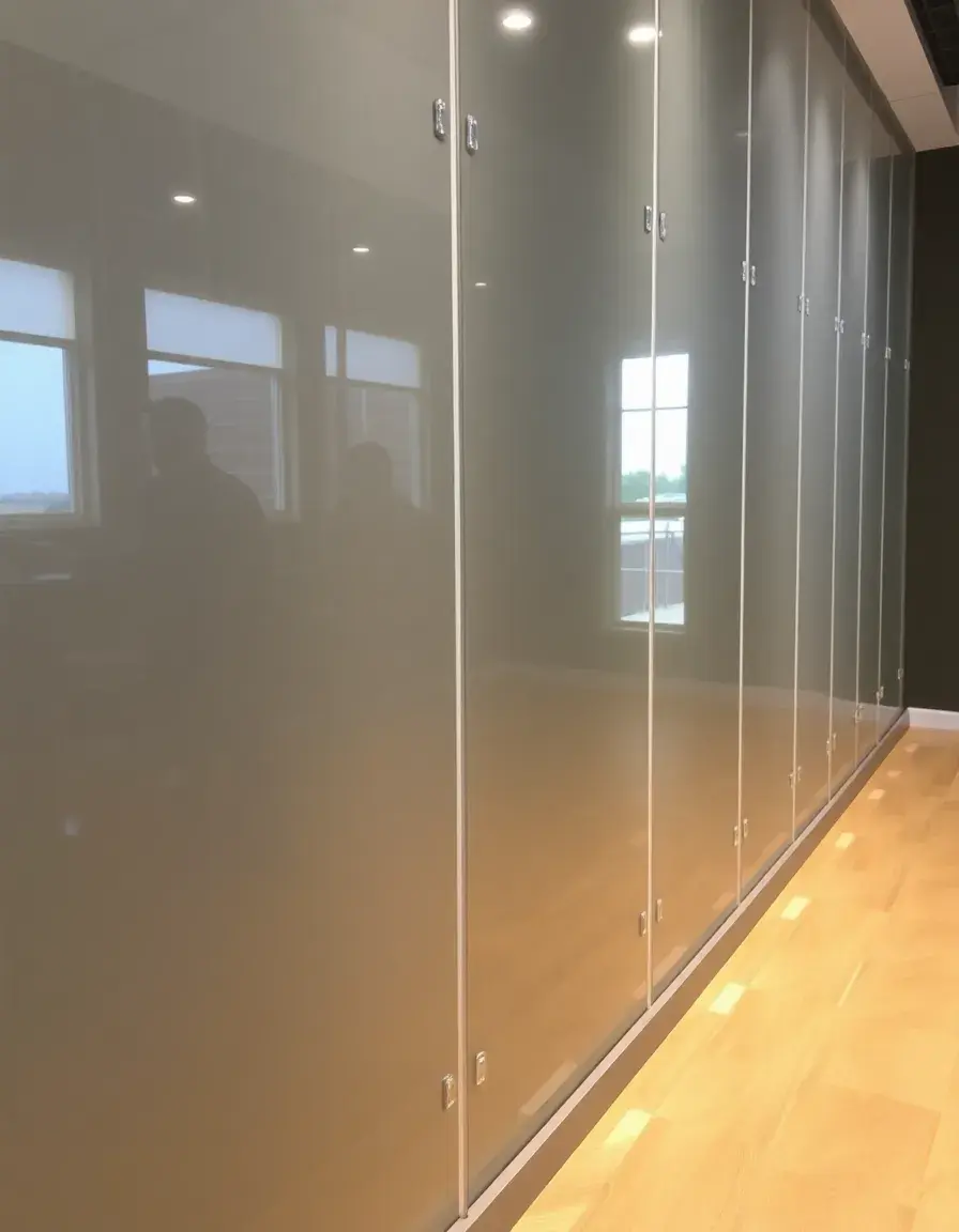 Clear acrylic wall panels for kitchen protection