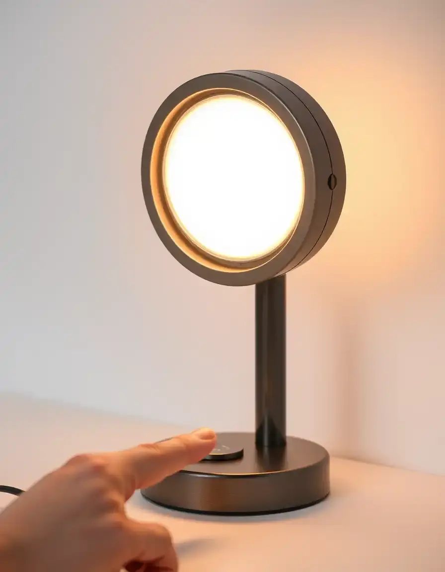 Battery Lamp Puck touch control