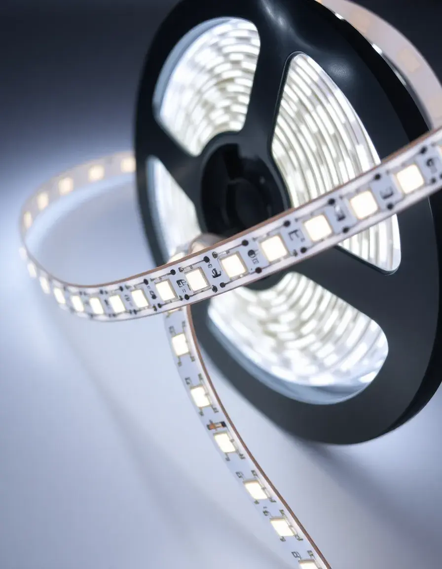 Roll of waterproof LED tape light for kitchen cabinets