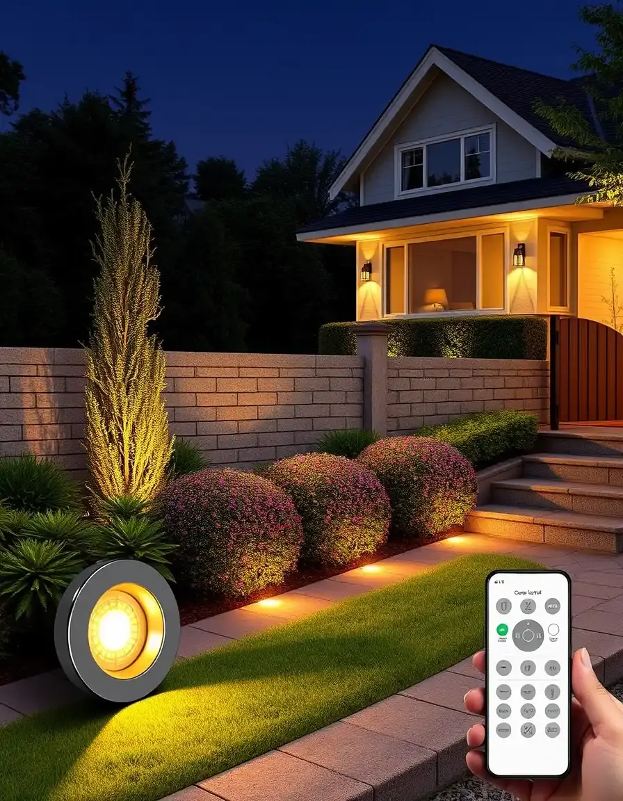 Wireless puck lights with remote control