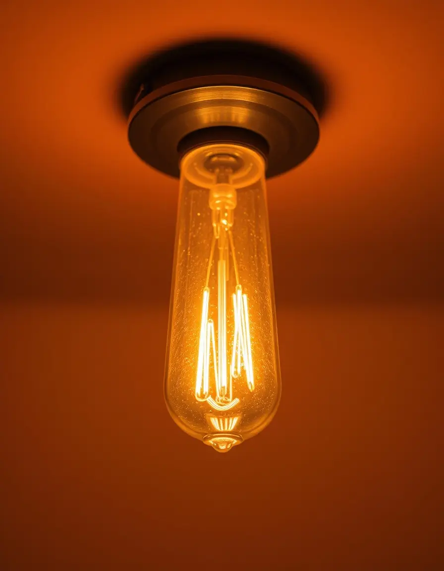 Warm xenon under cabinet light fixture