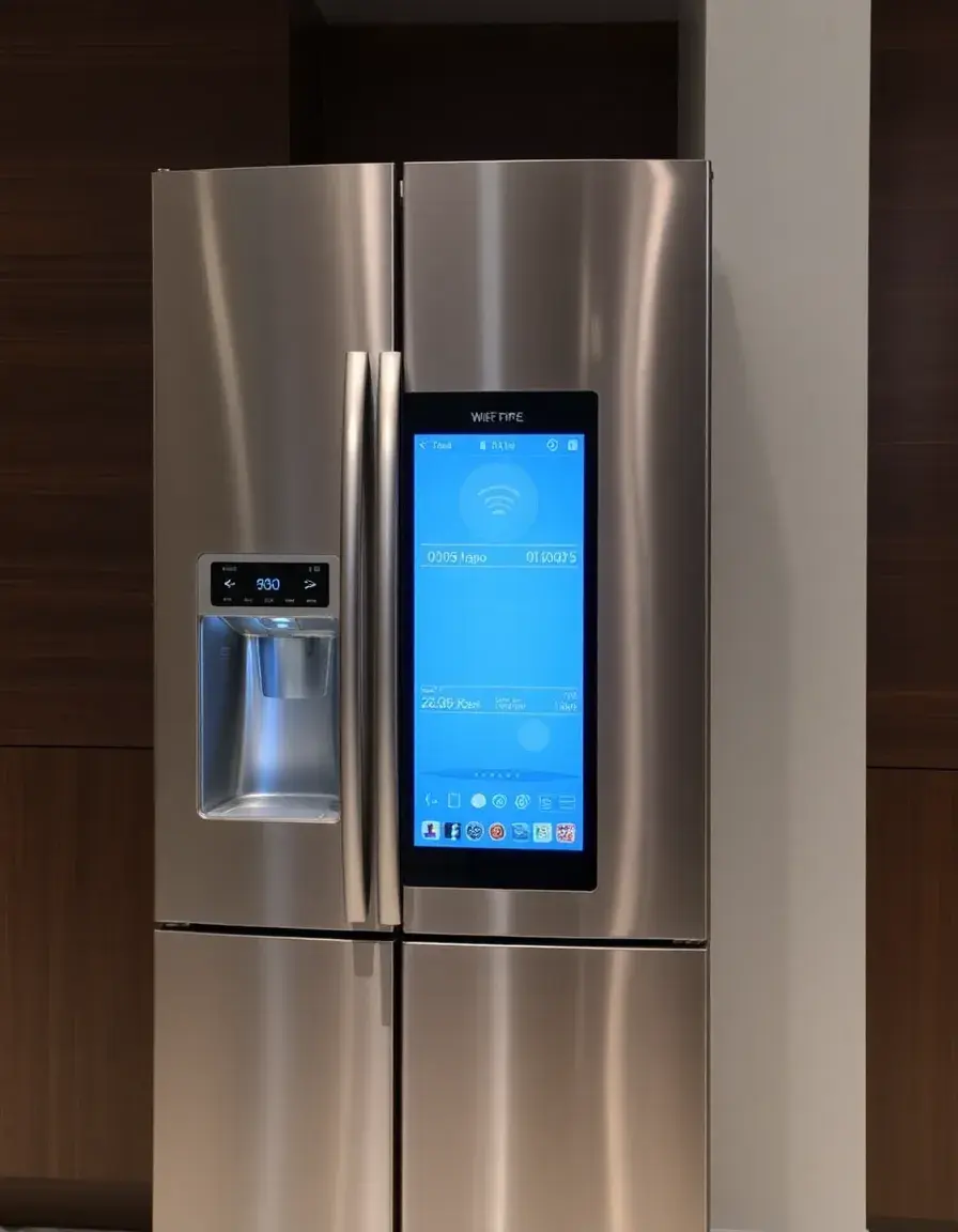 Smart Refrigerator with WiFi and touch screen