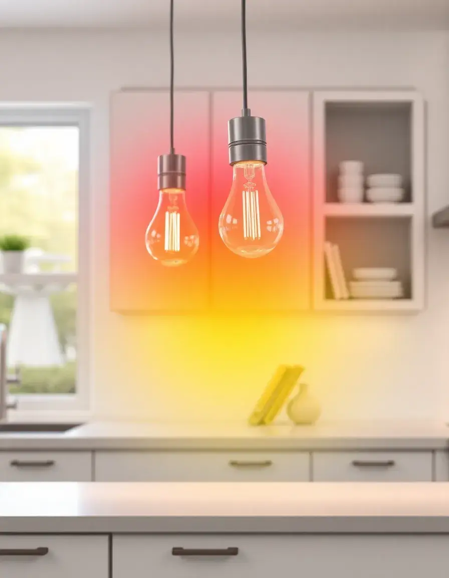 WiFi smart kitchen light bulbs with color changing app control