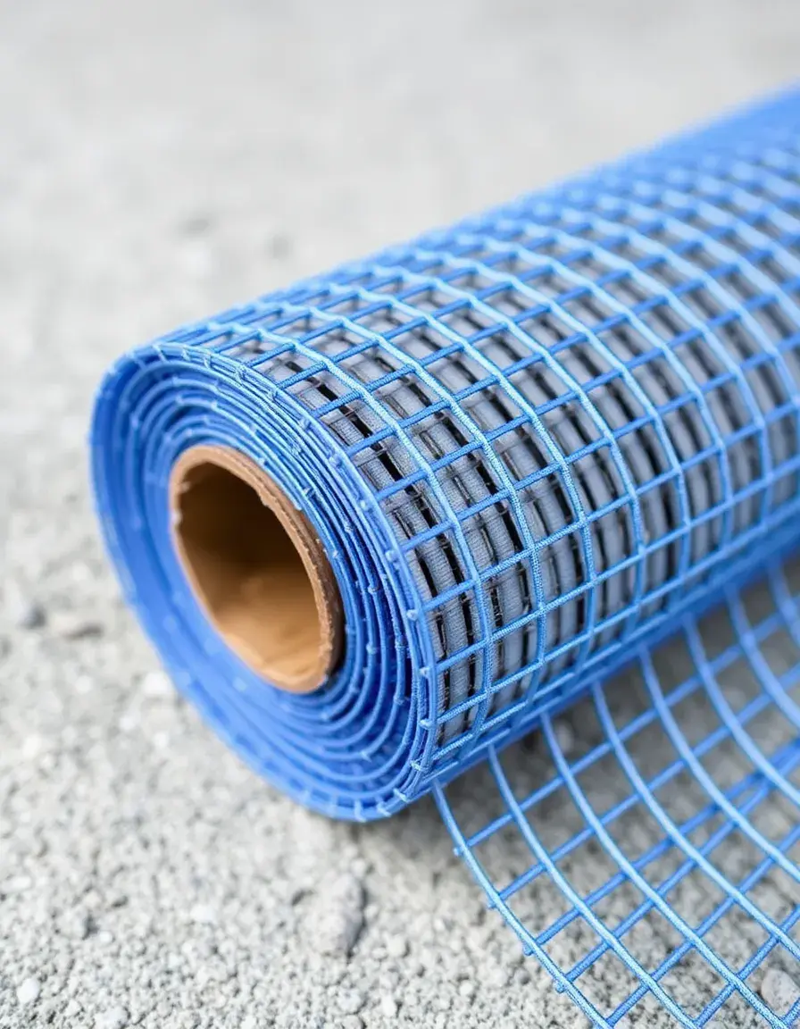 Fiberglass reinforcement mesh for concrete countertops