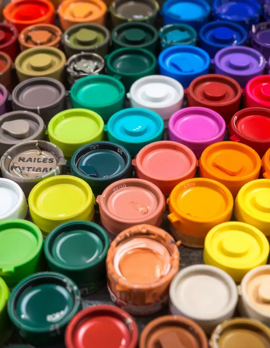 Vibrant 24 Color Acrylic Paint Set for DIY projects