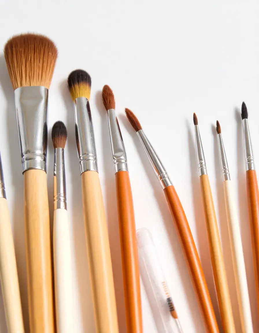 12 Piece Synthetic Paint Brush Set
