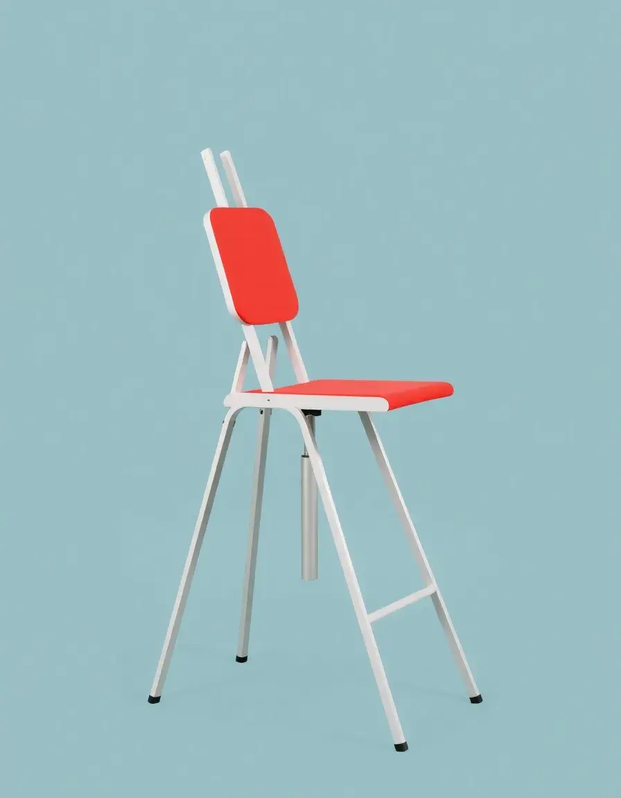Adjustable aluminum easel stand for painting